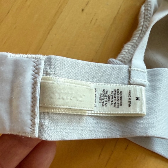 SKIMS Cream Ribbed Bralette - Picture 3 of 4